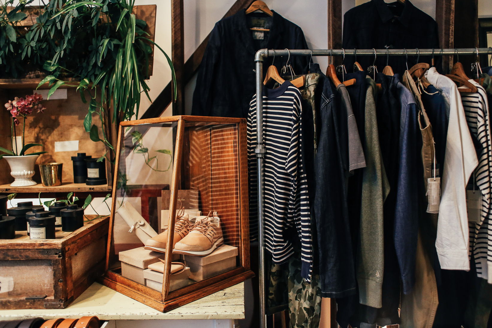 Interior of Clothing Store 